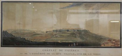 null ECOLE FRANCAISE du XIXe siècle

1 - " Vue du château de St Ferrando de Figueras...