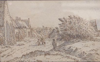 null HAGEN Joris van der (Attribué à)
Vers 1615 - 1669

Vue de village
Plume, encre...