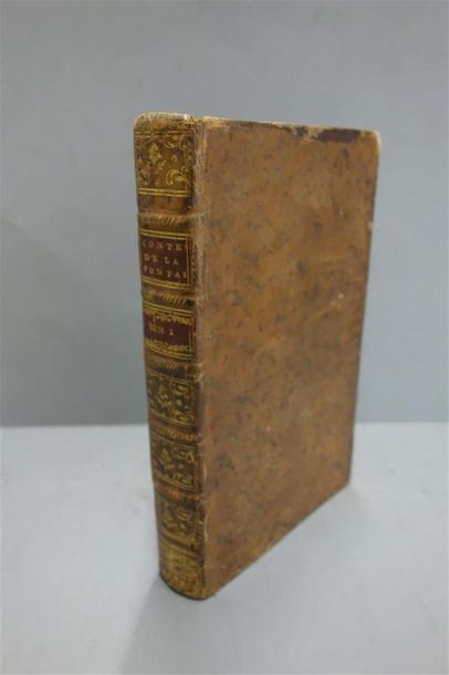 null LA FONTAINE (De). CONTES ET NOUVELLES EN VERS. A AMSTERDAM, 1767. Deux volumes,...