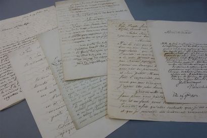 null [Maréchale LANNES]. 6 lettres adressées à la maréchale.
Hinaux (1813, sur l'aide...