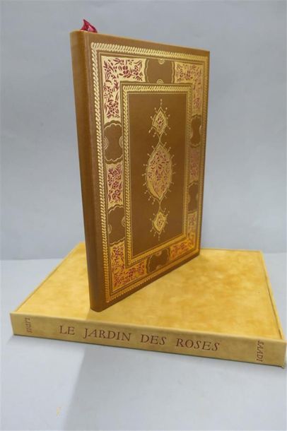 null SAADI. LE JARDIN DES ROSES. PARIS, ÉDITIONS LIDIS, 1981. Un volume, in-4, pleine...
