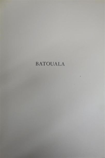 null MARAN (René) - BÉCAT. BATOUALA. PARIS, GEORGES GUILLOT, 1947. Un volume, in-4,...
