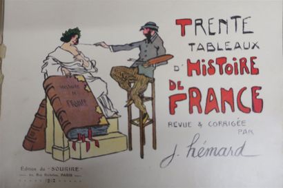 null HÉMARD (J.). TRENTE TABLEAUX DE L'HISTOIRE DE FRANCE. Revue & corrigée par J....