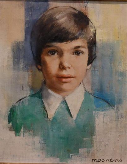 Laurent Moonens (1911-1991) 
Portrait de...