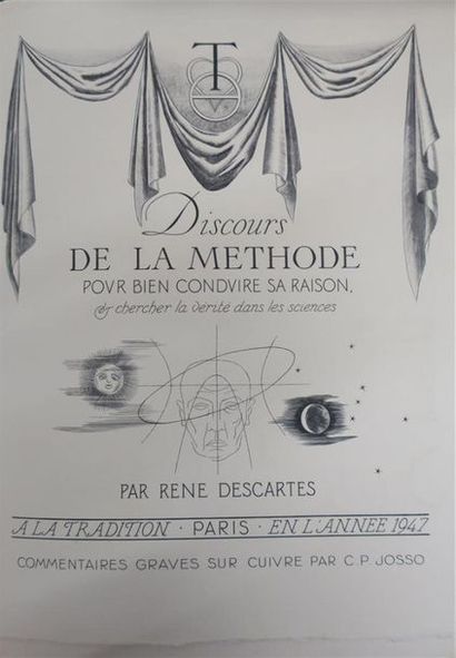 null DESCARTES (René) - DECARIS. DISCOURS DE LA MÉTHODE. Suivi des Méditations. LYON,...