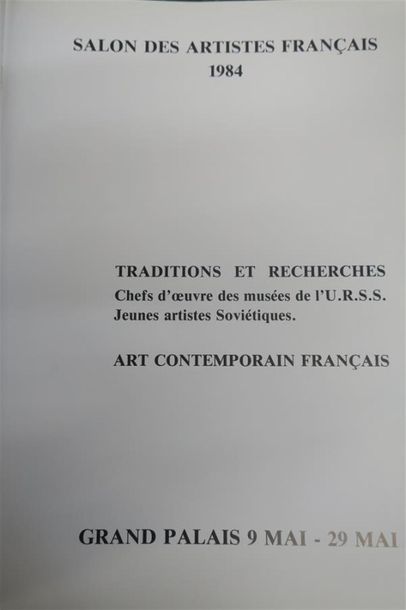 null SALON DES ARTISTES FRANÇAIS. ART CONTEMPORAIN FRANÇAIS. PARIS, GRAND PALAIS,
1984...