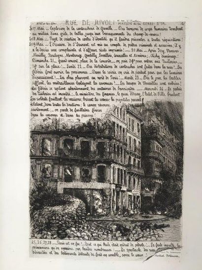 null PARIS, SIÈGE ET COMMUNE, 1870-1871. Suite par Lalanne, Martial, Pierdon, Desbrosses...