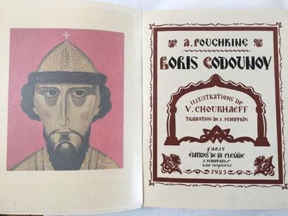 POUCHKINE (Alexandre) Boris Godounov. Paris, Éditions de la Pléiade, 1925. In-4,...