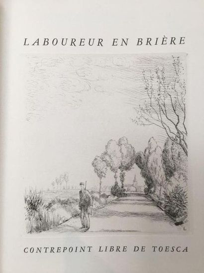 TOESCA Laboureur en Brière. Paris, Aux dépens des Beaux Livres - Grands Amis, 1959....