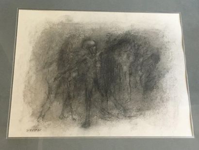 null Gilbert PASTOR (1932-2015) Lithographie ??? 25.3 x 33.2 cm