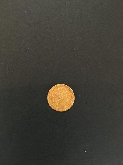 null Une pièce de 10 francs or 999/00Cerès IIe République 1851 Poids: 3.2g