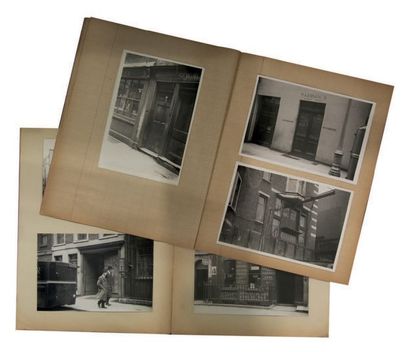 ALEXANDRE TRAUNER (1906-1993) Repérage, boutiques de Londres, 1936
Deux cahiers avec...