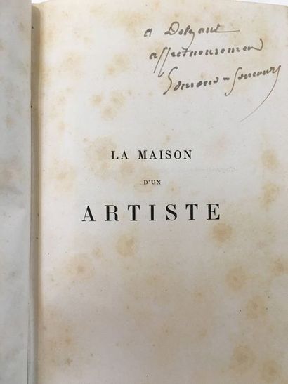 GONCOURT (Edmond de) La Maison d'un artiste. Paris, G. Charpentier, 1881. 2 volumes...