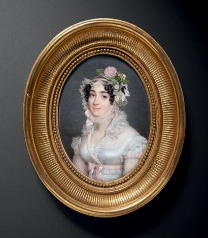 JEAN-BAPTISTE SINGRY (NANCY, 1782-PARIS, 1824) 
Portrait présumé de Marie WALEWSKA...