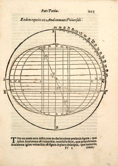 BIANCANI (Giuseppe) Sphaera mundi, seu cosmographia. Bologna, Sébastien Bonomi, 1620,...