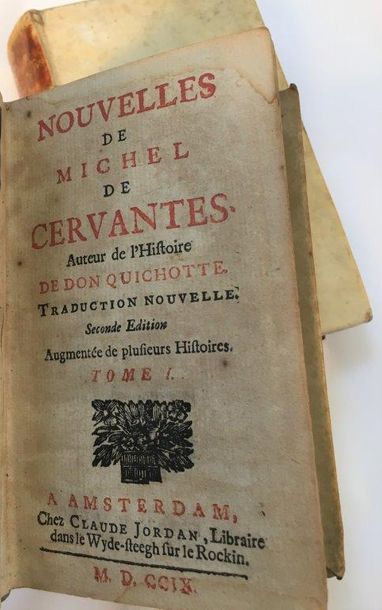 CERVANTES (Miguel de) News. Second edition augmented by several Stories. Amsterdam,...