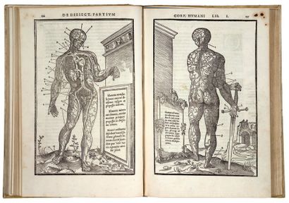 ESTIENNE (Charles) De dissectione partium corporis corporis humani libri tres. Paris,...