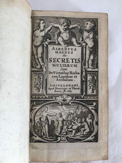 ALBERTUS MAGNUS De secretis mulierum item De virtutibus herbarum lapidum et animalium....