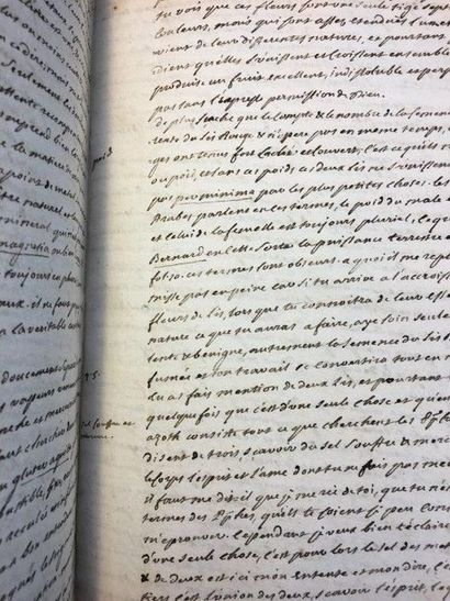 MANUSCRIT. — ALCHIMIE Recuëil d'ouvrages chimiques. 1752. Manuscrit in-4 (235 x 180...