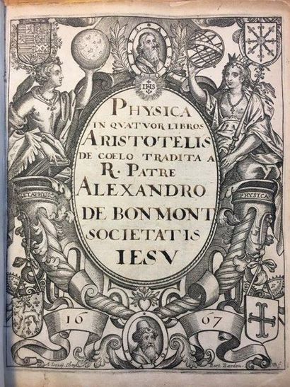 MANUSCRIT. — ARISTOTE Physica in quatuor libros Aristotelis. De coelo tradita a R....