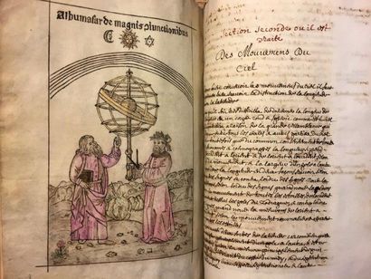 MANUSCRIT. — ASTROLOGIE Ramas or Collections of several subjects necessary for astrological...