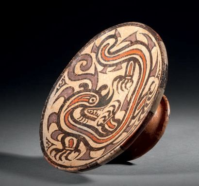 null Cocle culture, Macaracas, Panama 850-1000 AD Polychrome
ceramic
H. 8 cm - D....