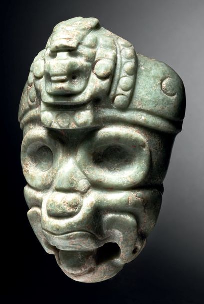 null MASQUE-PENDENTIF Culture Izapa, Mexique-Guatemala
Préclassique récent, 400-100...