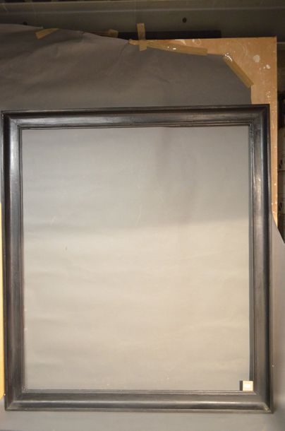 null GORGE en bois mouluré et noirci
XIXe siècle
149 x 171 cm - Profil: 10,5 cm