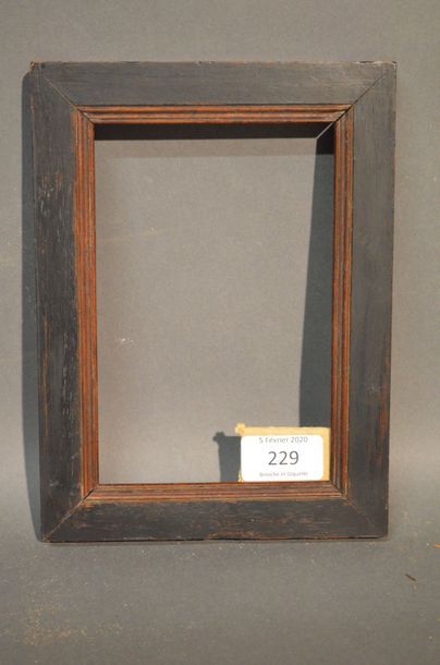 null FRAME in molded mahogany partially blackened
Late 18th century
10.6 x 16.4 cm...