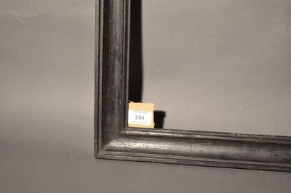 null BAGUETTE en sapin mouluré et noirci
XVIIIe siècle
40 x 44,5 cm - Profil: 5 ...