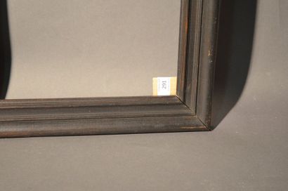 null Pair of moulded and blackened wood frames
19th century
62 x 78,5 cm and 62 x...
