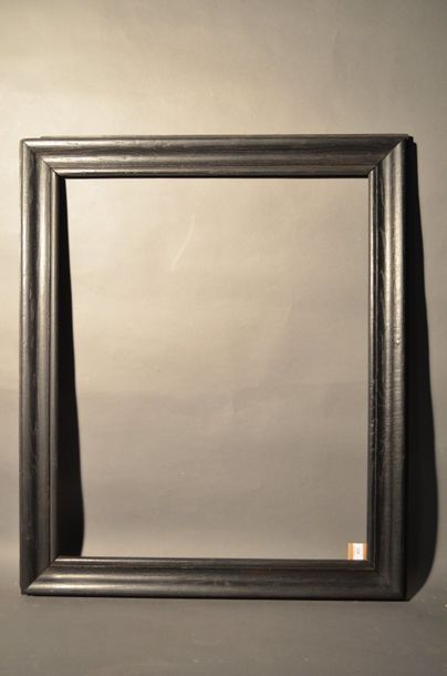 null Moulded and blackened oak frame
19th century
(modified in its dimensions) 67,5...