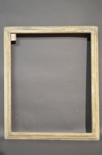 null RVERSE PROFILE FRAME IN MOLDED, PAINTED AND PATINATED WOODEN STAIRCASE FRAME
Circa...