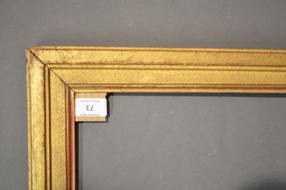 null BAGUETTE en bois mouluré et doré
Fin du XVIIIe siècle
(léger voile) 35,2 x 48...