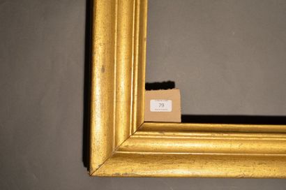 null CADRE en chêne mouluré et doré
XVIIIIe siècle
80 x 122 cm - Profil: 10 cm