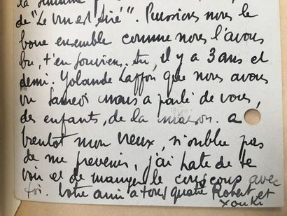 DESNOS Robert STRONG. Paris, Gallimard, 1942. In-12, Bradel full-box perforated,...