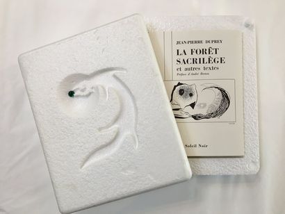 DUPREY Jean-Pierre LA FORÊT SACRILÈGE et autres textes. Paris, Le Soleil Noir, 1970....