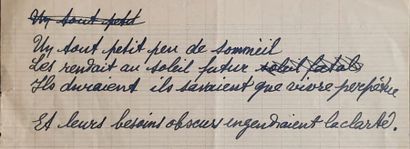ELUARD Paul FERTILE EYES. Paris, G.L.M., 1936. In-12, stapled, uncut copy.
First...