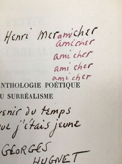 [HUGNET Georges] SMALL POETIC ANTHOLOGY OF SURREALISM. Paris, Jeanne Bucher, 1934....