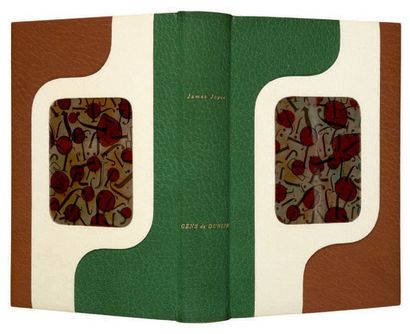 JOYCE James GENS DE DUBLIN. Paris, Librairie Plon, 1926. In-12, maroquin vert et...