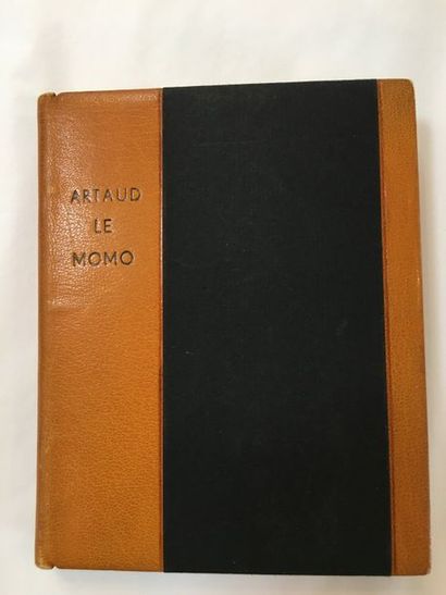 ARTAUD Antonin ARTAUD LE MOMO. Paris, Bordas, 1947. In-12, demi-maroquin à bande...