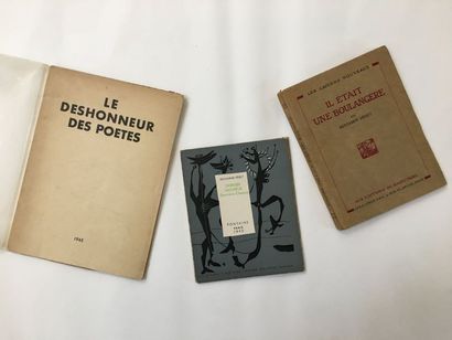 PERET Benjamin IL ÉTAIT UNE BOULANGÈRE. Paris, Sagittaire, 1925. In-12, broché.
Edition...