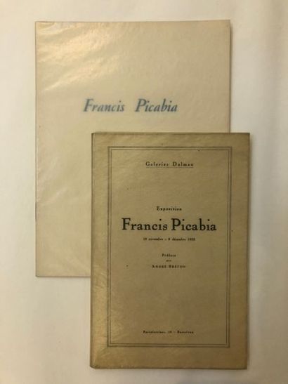 PICABIA Francis EXHIBITION DALMAU GALLERY. Barcelona, 1922. In-12, pinned.
Original...
