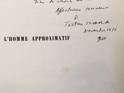 TZARA Tristan L'HOMME APPROXIMATIF. Paris, Fourcade, 1931. In-4, broché.
Édition...