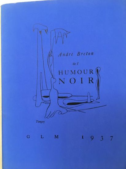 BRETON André BLACK HUMOR. Paris, GLM, 1937. In-12, paperback, blue cover illustrated...