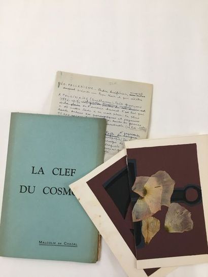 CHAZAL Malcom de. THE KEY TO THE COSMOS. Port Louis, Mauritius, 1951. In-12, pinned.
Original...