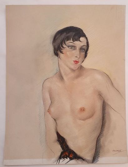 ARTISTES DU LIVRE (Les). Chemot. Paris, Henry Babou, 1931. In-4, sheets, boxing.
Illustrated...