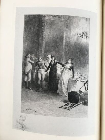 BALZAC (Honoré de). The Chouans. Paris, Émile Testard et Cie, 1889. Grand in-8, midnight...