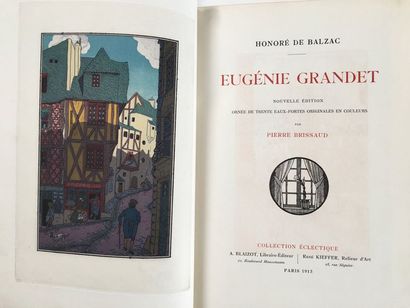BALZAC (Honoré de). Eugénie Grandet. Paris, Collection éclectique, A. Blaizot, René...