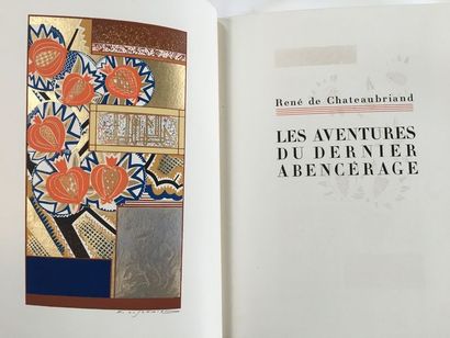 CHATEAUBRIAND (René de). The Adventures of the Last Abanceration. Paris, Les Bibliophiles...